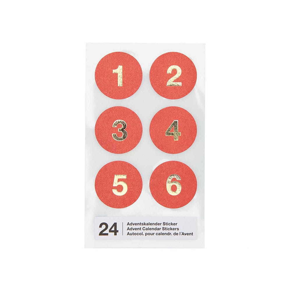 Adventskalendersticker "Rot" Sticker Rico Design