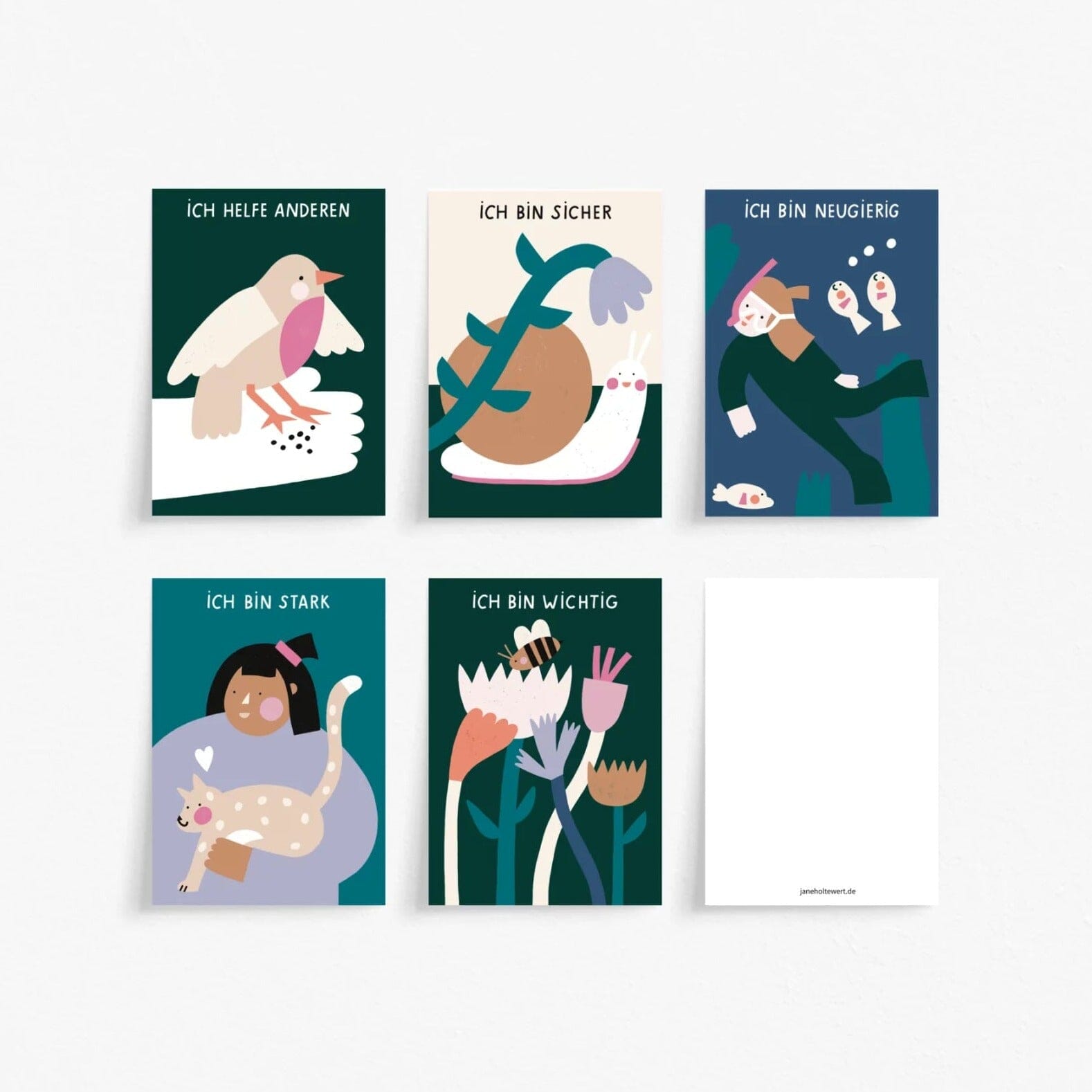 Affirmationskarten für Kinder Affirmationskarten Jane Holtewert