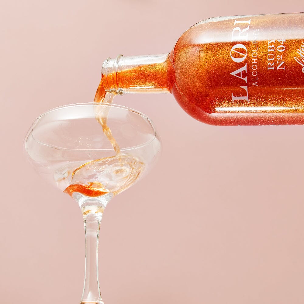 Alkoholfreier Aperitif "Ruby No 04 Glitzer" Laori