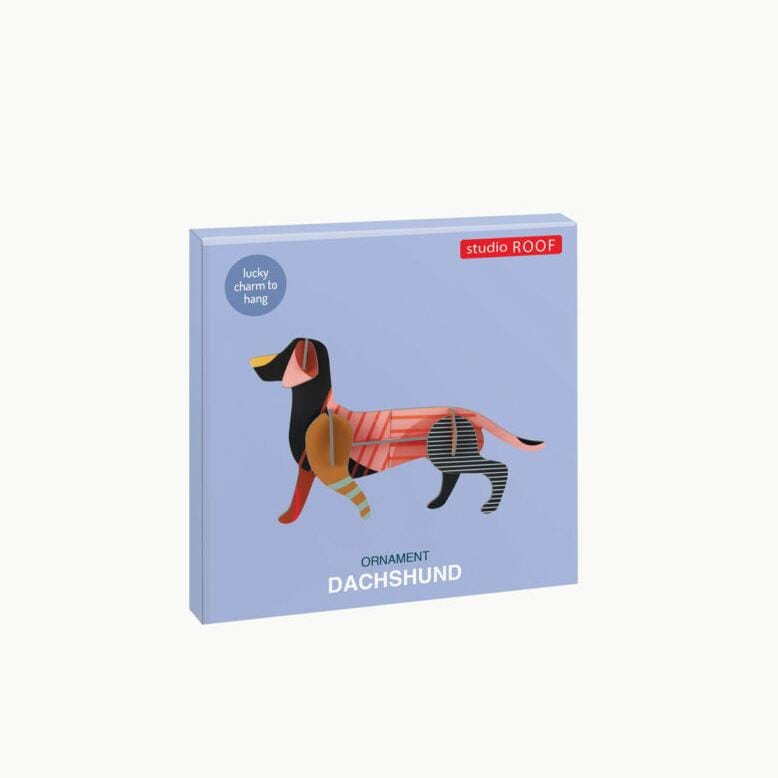 Anhänger "Dachshund" Papieranhänger Studio Roof