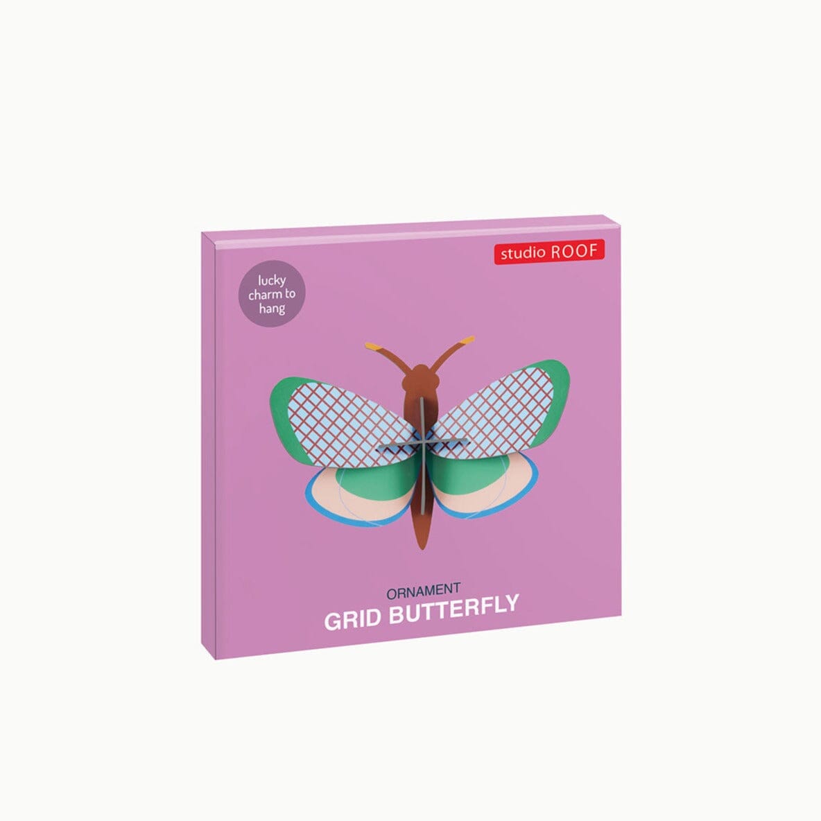 Anhänger "Grid Butterfly" Klappkarte Studio Roof