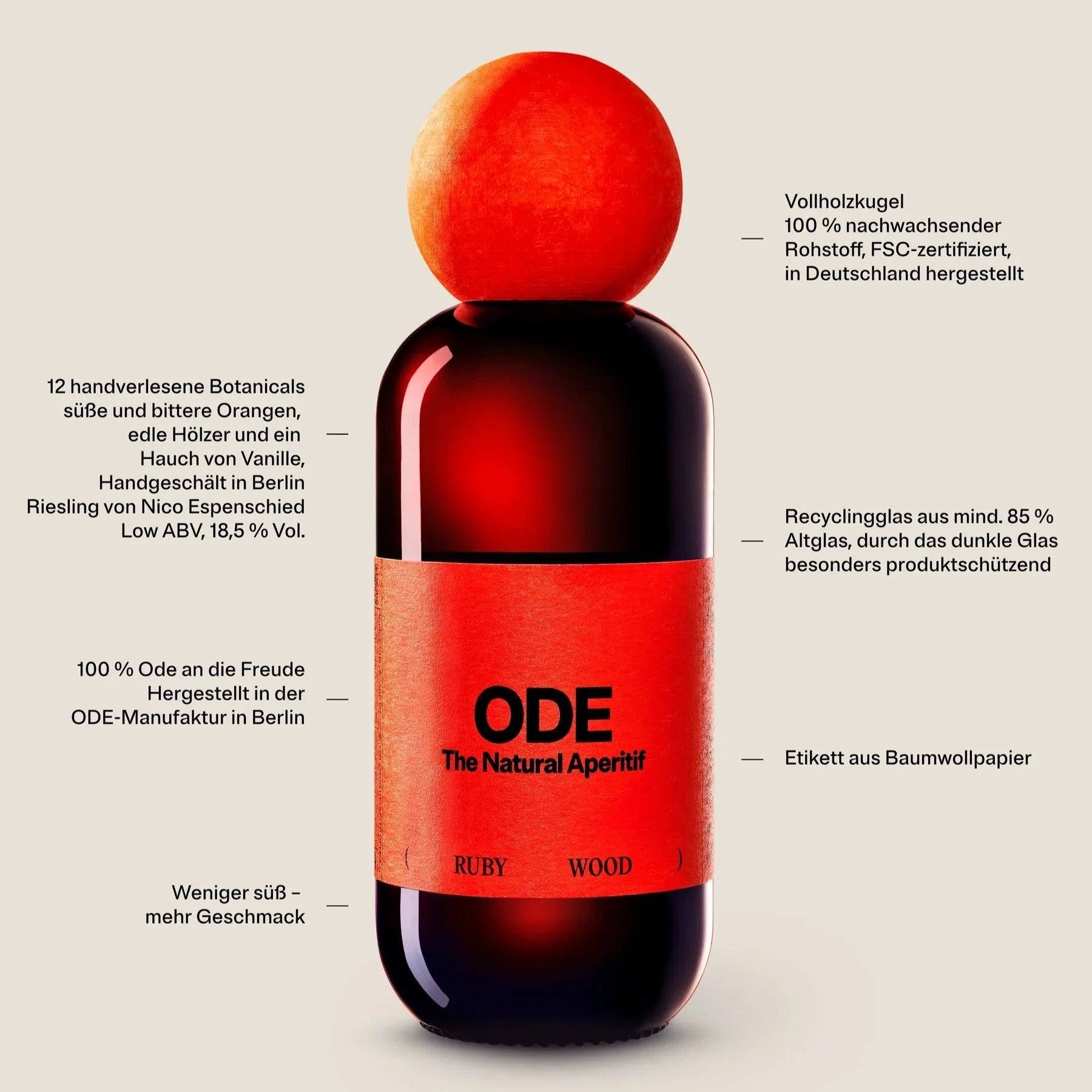 Aperitif "Ruby Wood" ODE