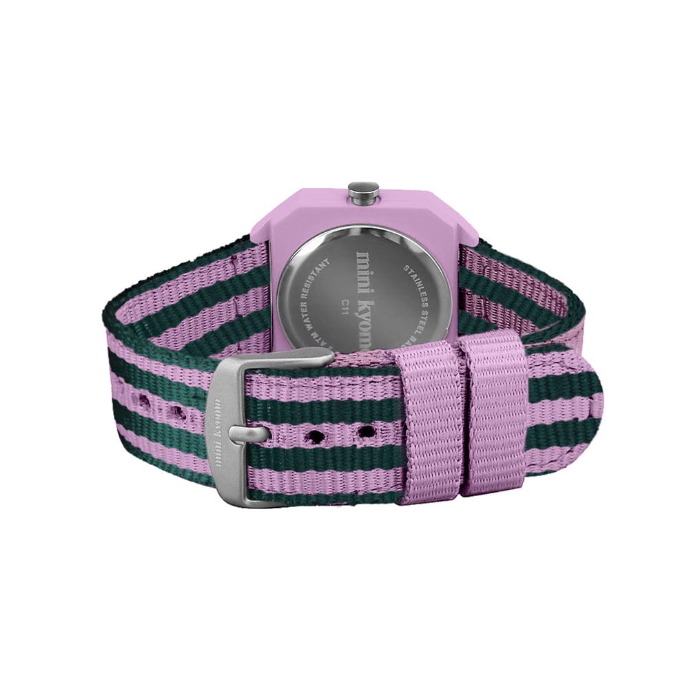 Armbanduhr "Stripes - Lavender Field" Armbanduhren & Taschenuhren Mini Kyomo