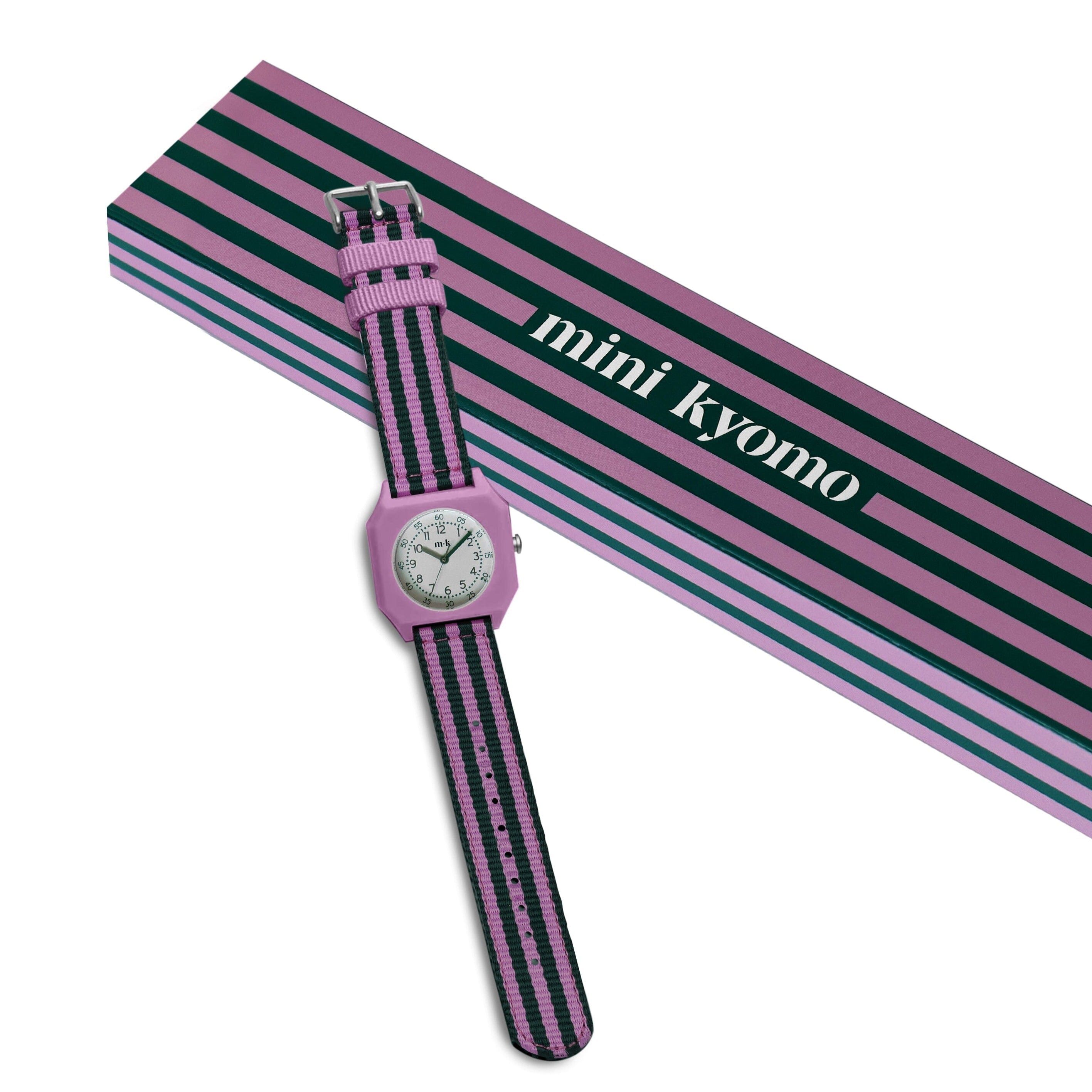 Armbanduhr "Stripes - Lavender Field" Armbanduhren & Taschenuhren Mini Kyomo