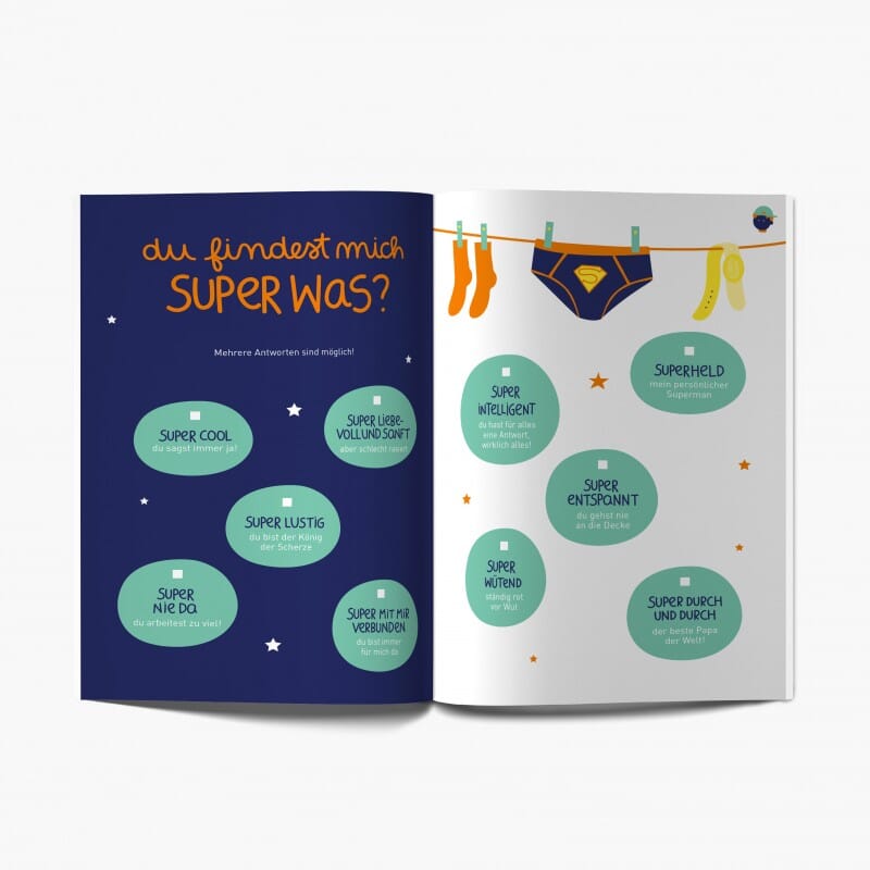 Ausfüllbuch "Wie der Vater, so der Sohn" Erinnerungsbuch minus Verlag