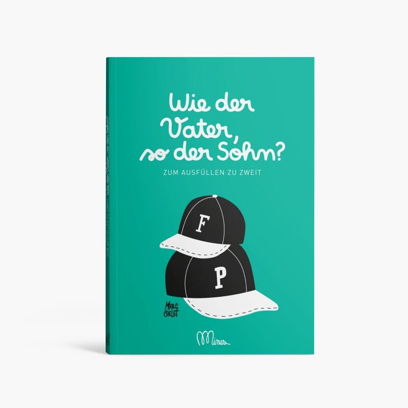 Ausfüllbuch "Wie der Vater, so der Sohn" Erinnerungsbuch minus Verlag