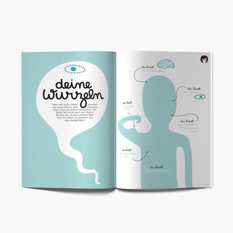 Ausfüllbuch "Wie die Mutter, so der Sohn" Erinnerungsbuch minus Verlag