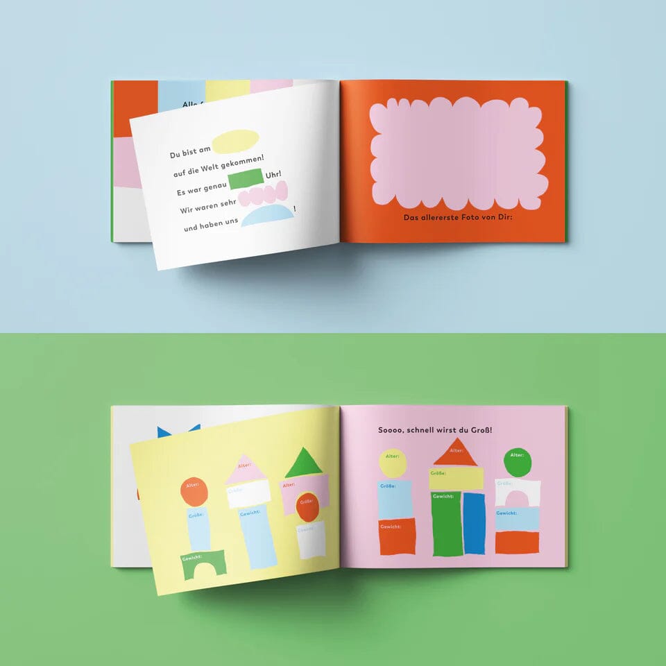 Babybuch "Hallo Baby" Freundebuch Unter Pinien
