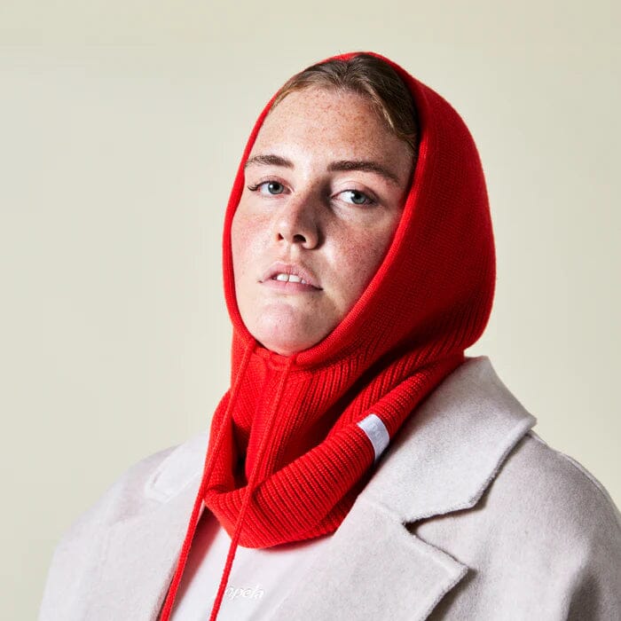 Balaclava aus Merinowolle „Uni" Mütze popeia