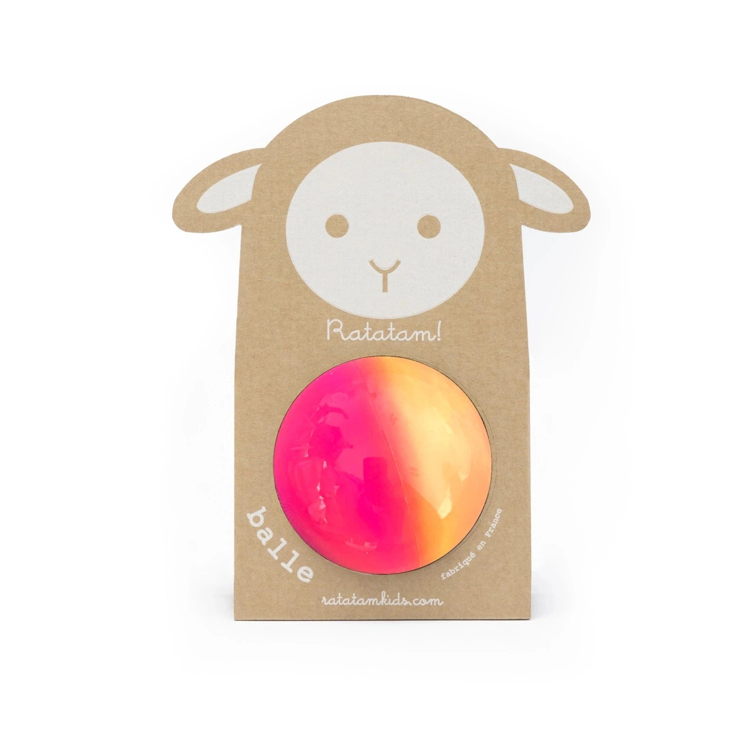 Ball "Bunt Klein" Ball Ratatam Rosa & Orange