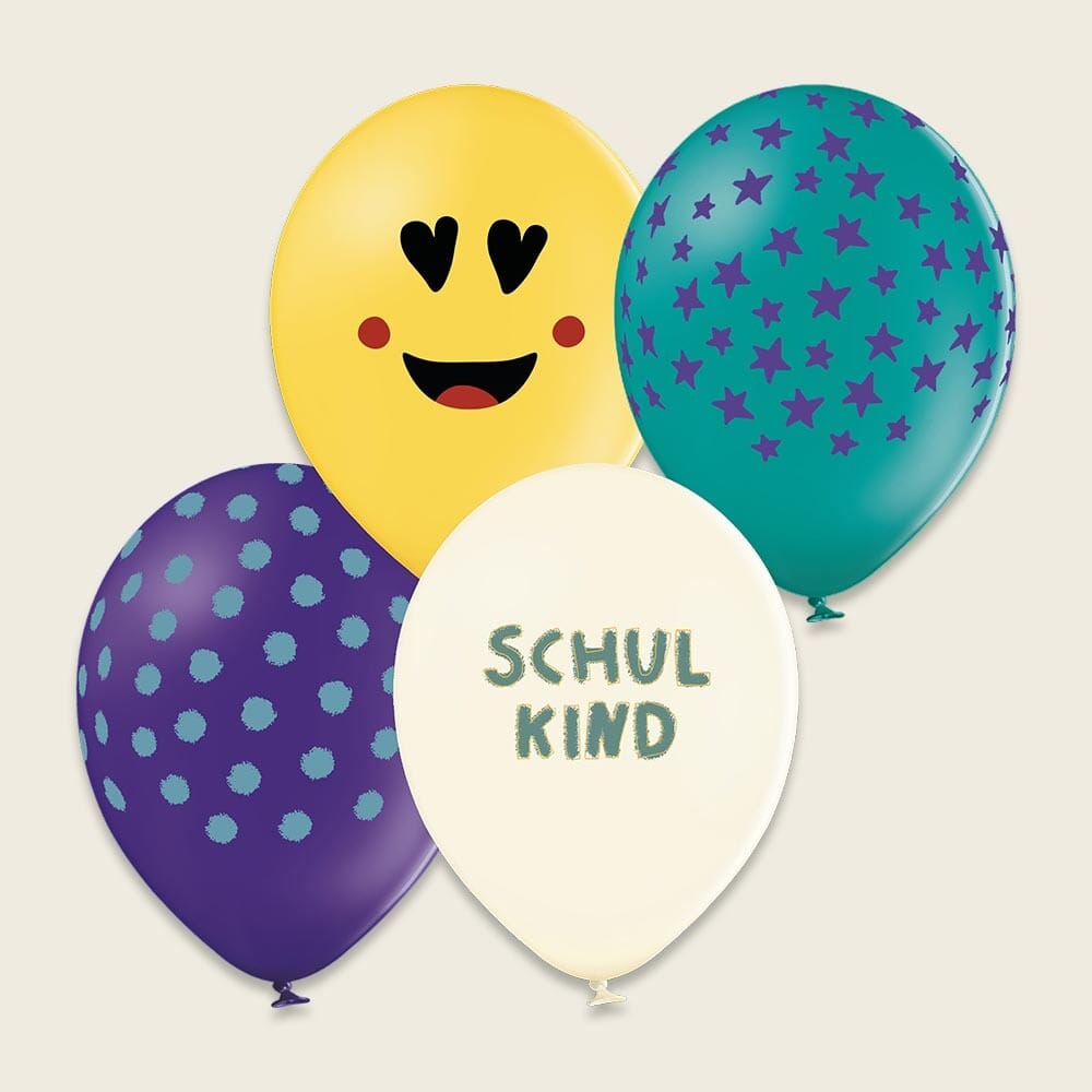 Ballons "Schulkind Sunny and Friends" Ballon ava&yves