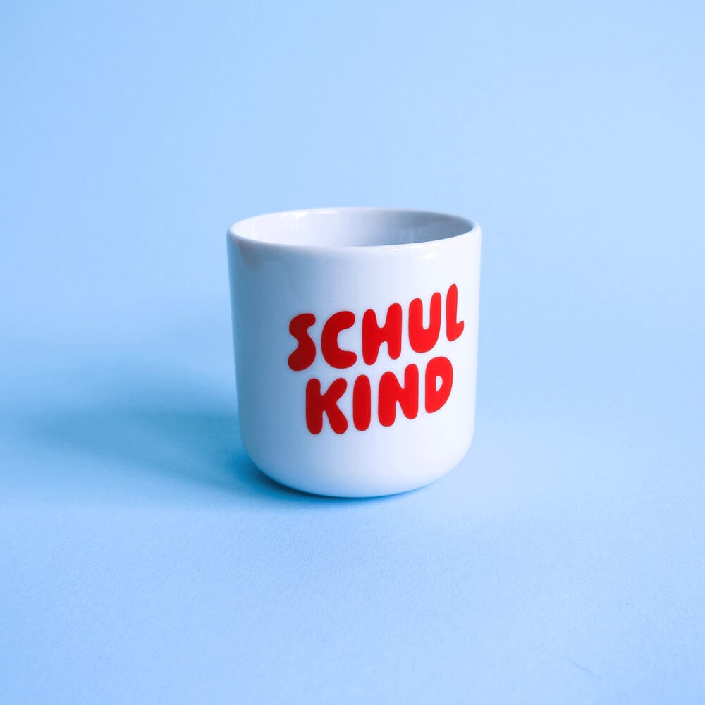 Becher "Schulkind" Tasse tinyday rot 