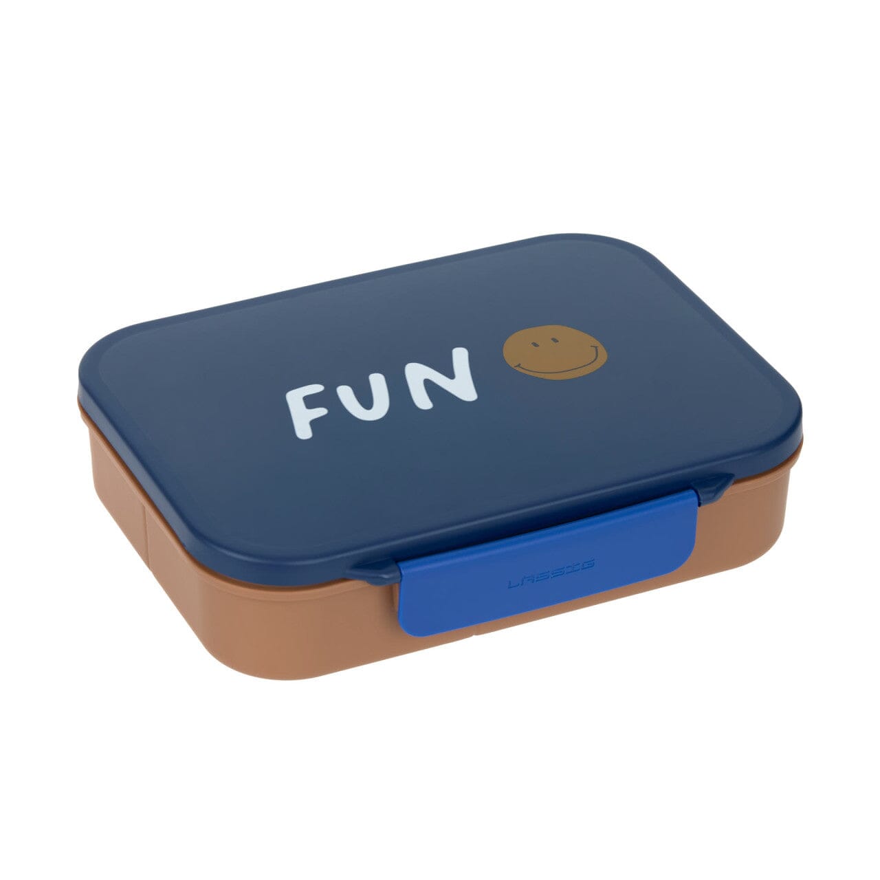 Bento Lunchbox "Fun" Brotdose Lässig smiley blau