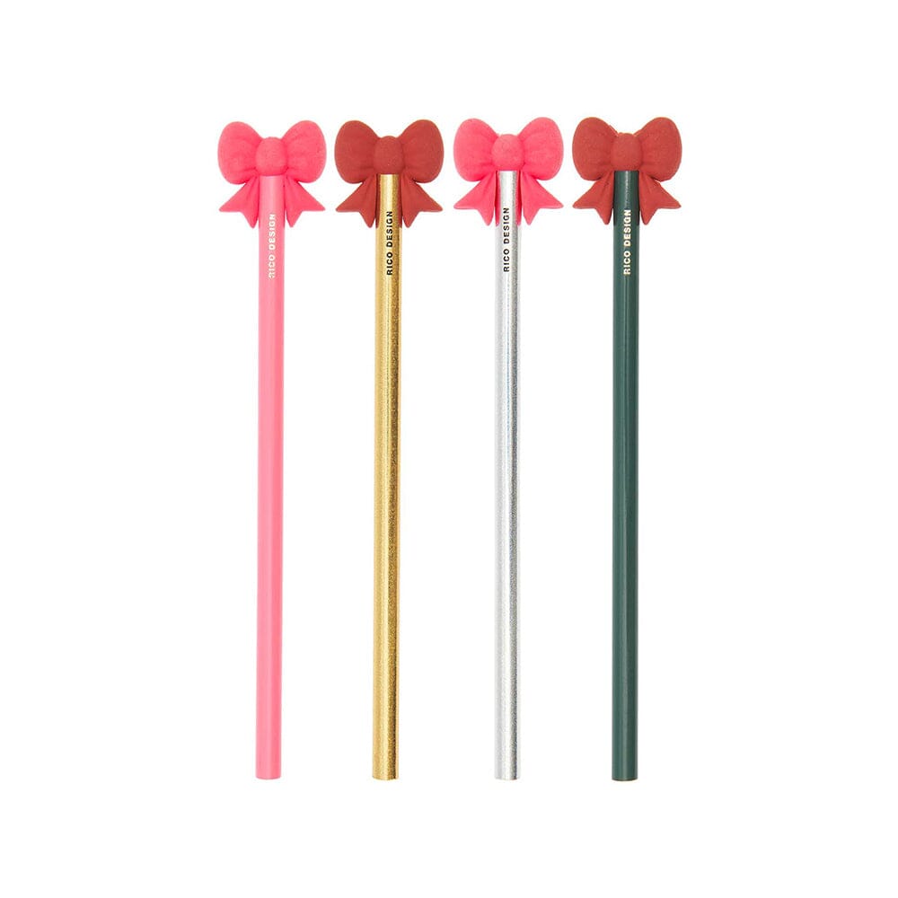 Bleistift mit Radiergummi "Schleifen" Bleistift Rico Design