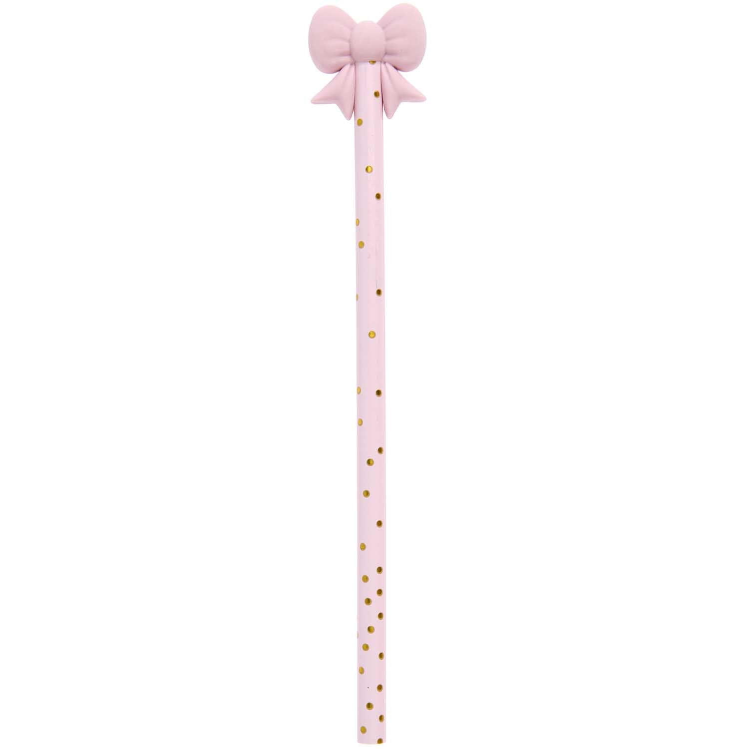 Bleistift mit Radiergummi "Schleifen" Bleistift Rico Design Rosa
