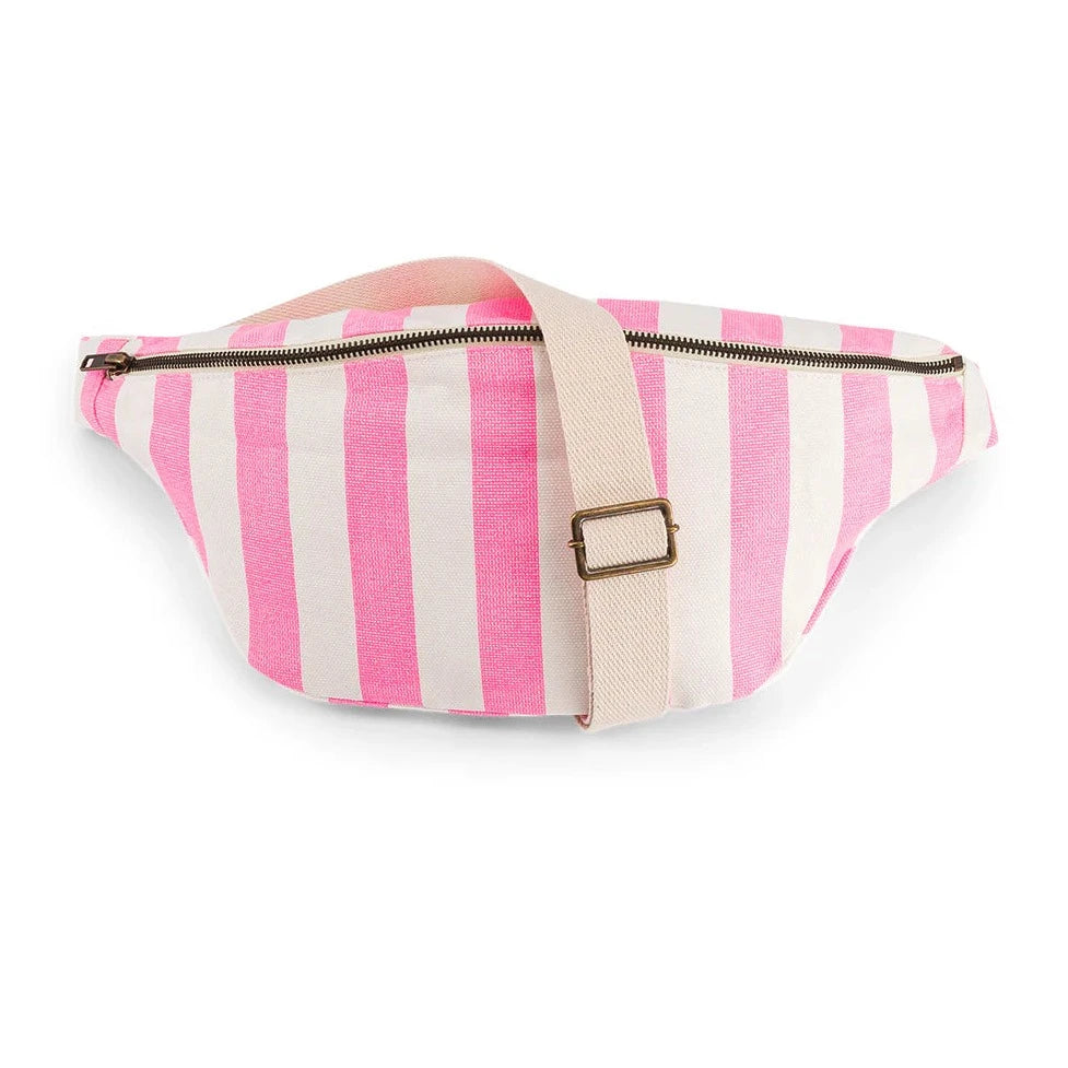 Bodybag "Streifen" Bauchtaschen Rose in April Pink