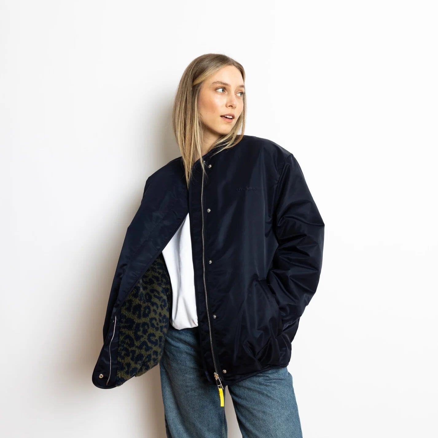 Bomber Wendejacke Jacke Vivi Mari navy/leo navy olive M/L