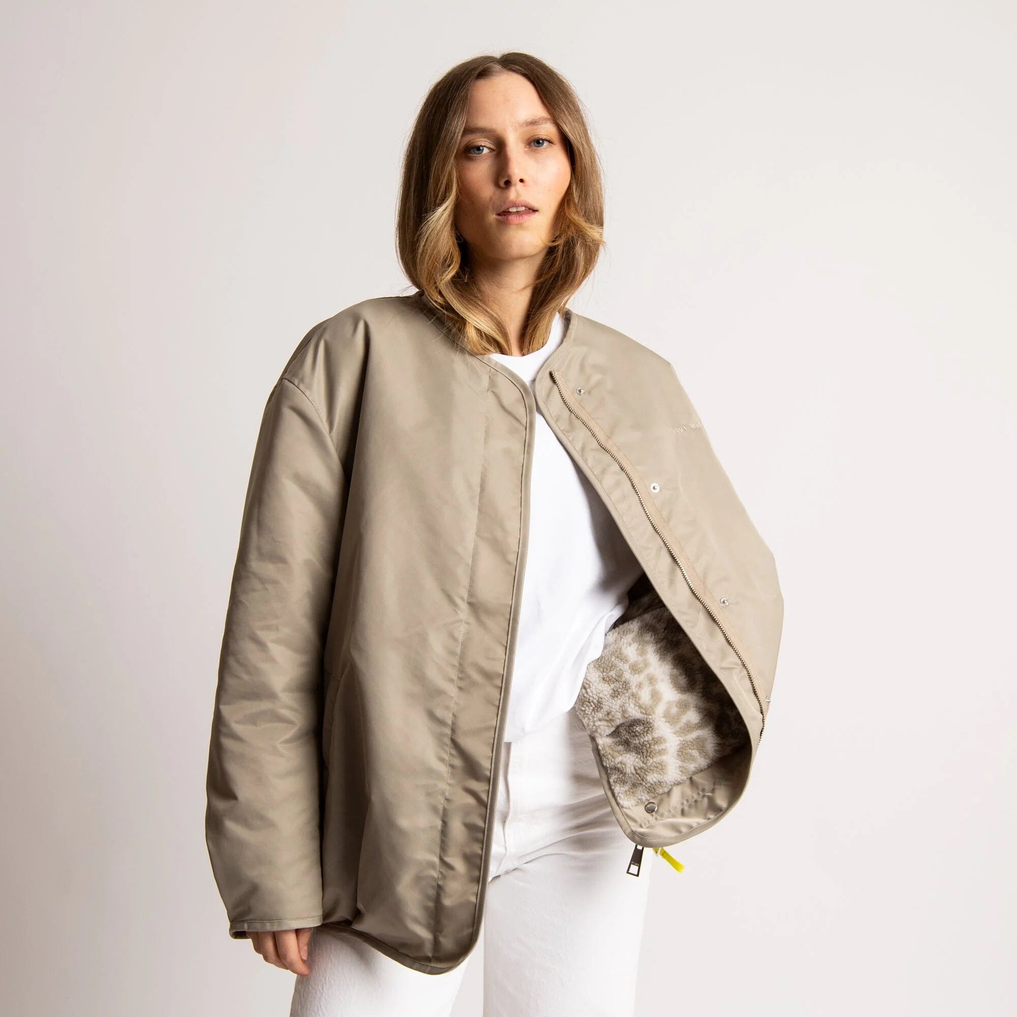Bomber Wendejacke Jacke Vivi Mari stone/leo stone-sand XS/S