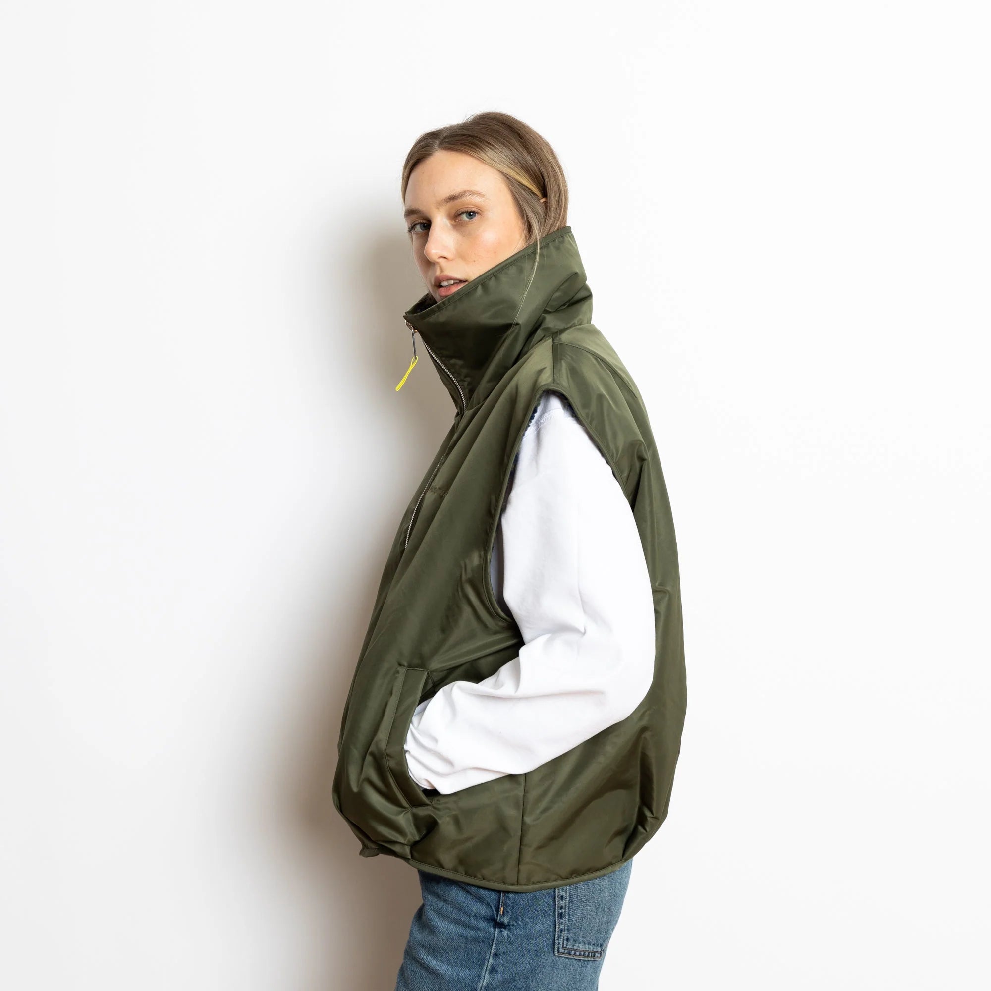 Bomber Wendeweste "leo navy/olive" Weste Vivi Mari