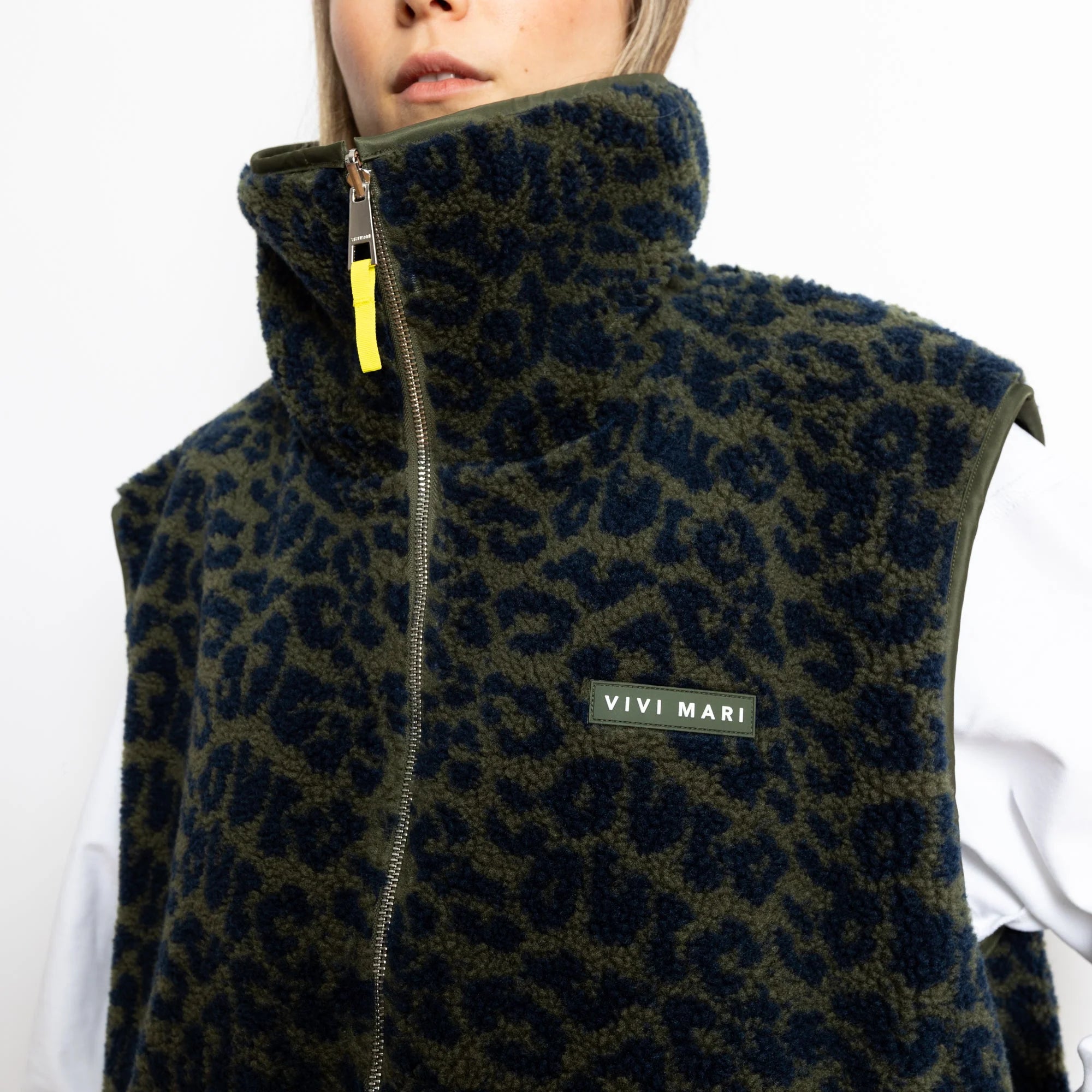 Bomber Wendeweste "leo navy/olive" Weste Vivi Mari