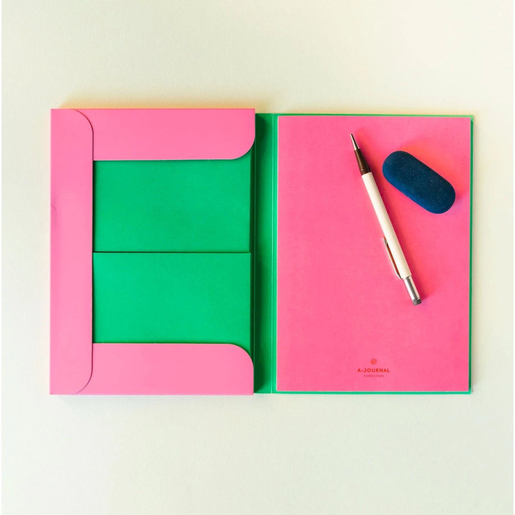 Briefpapier Set "Pink-Grün" Briefpapier A-Journal