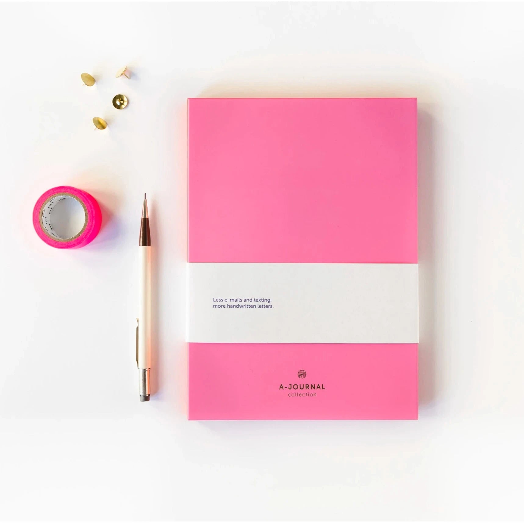 Briefpapier Set "Pink-Grün" Briefpapier A-Journal