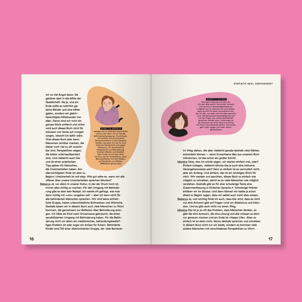 Buch familiarfaces "Bist du behindert, oder was?" Buch Familiar Faces Verlag