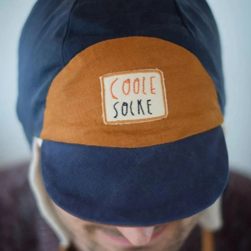 Bügelpatch "Coole Socke" Bügelflicken Halfbird