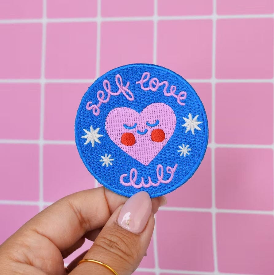 Bügelpatch "Self Love Club" Bügelflicken Malicieuse