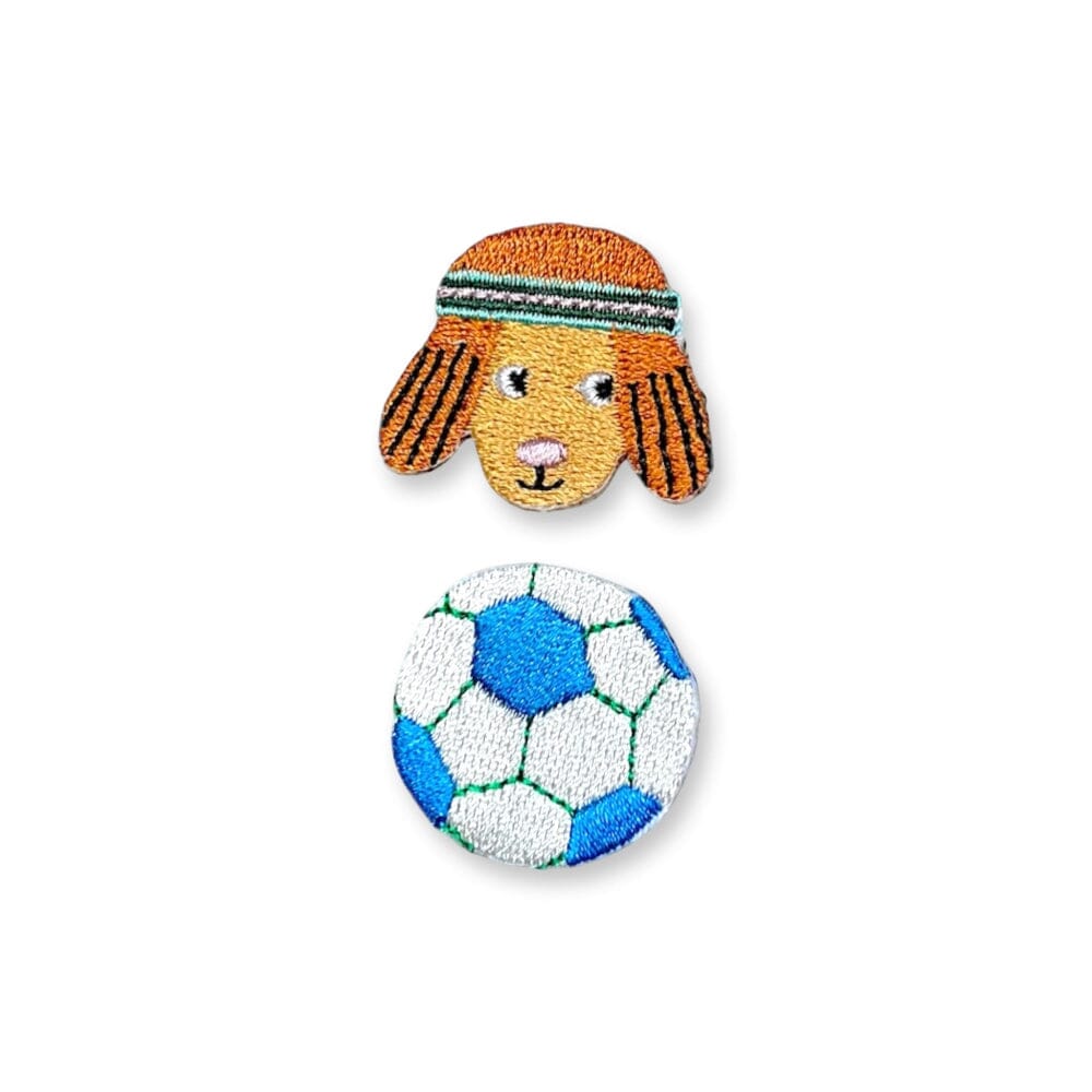 Bügelpatch Set "Fußball" Bügelflicken hejpatches