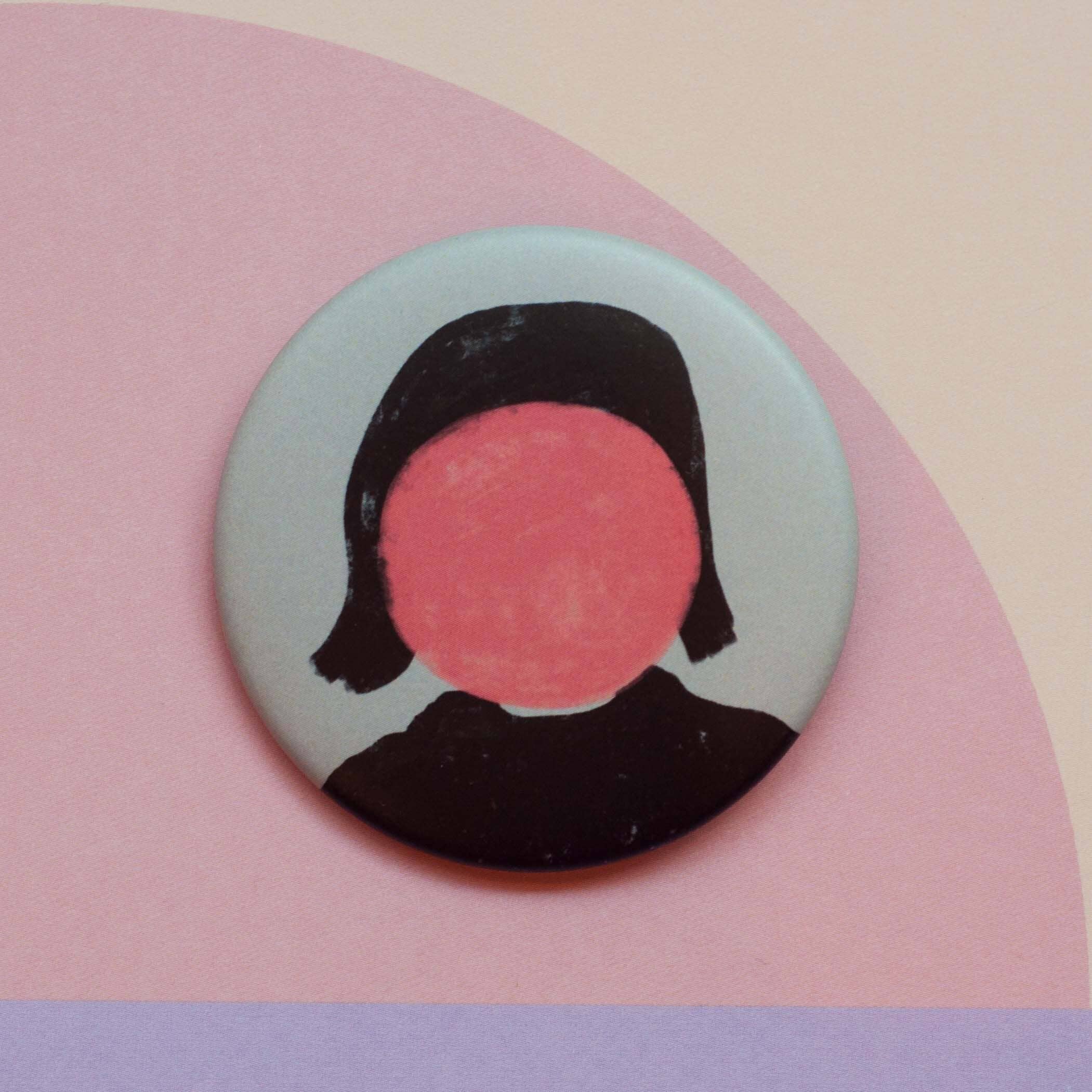 Button "Bubblegum" Button Framboise und Ketchup