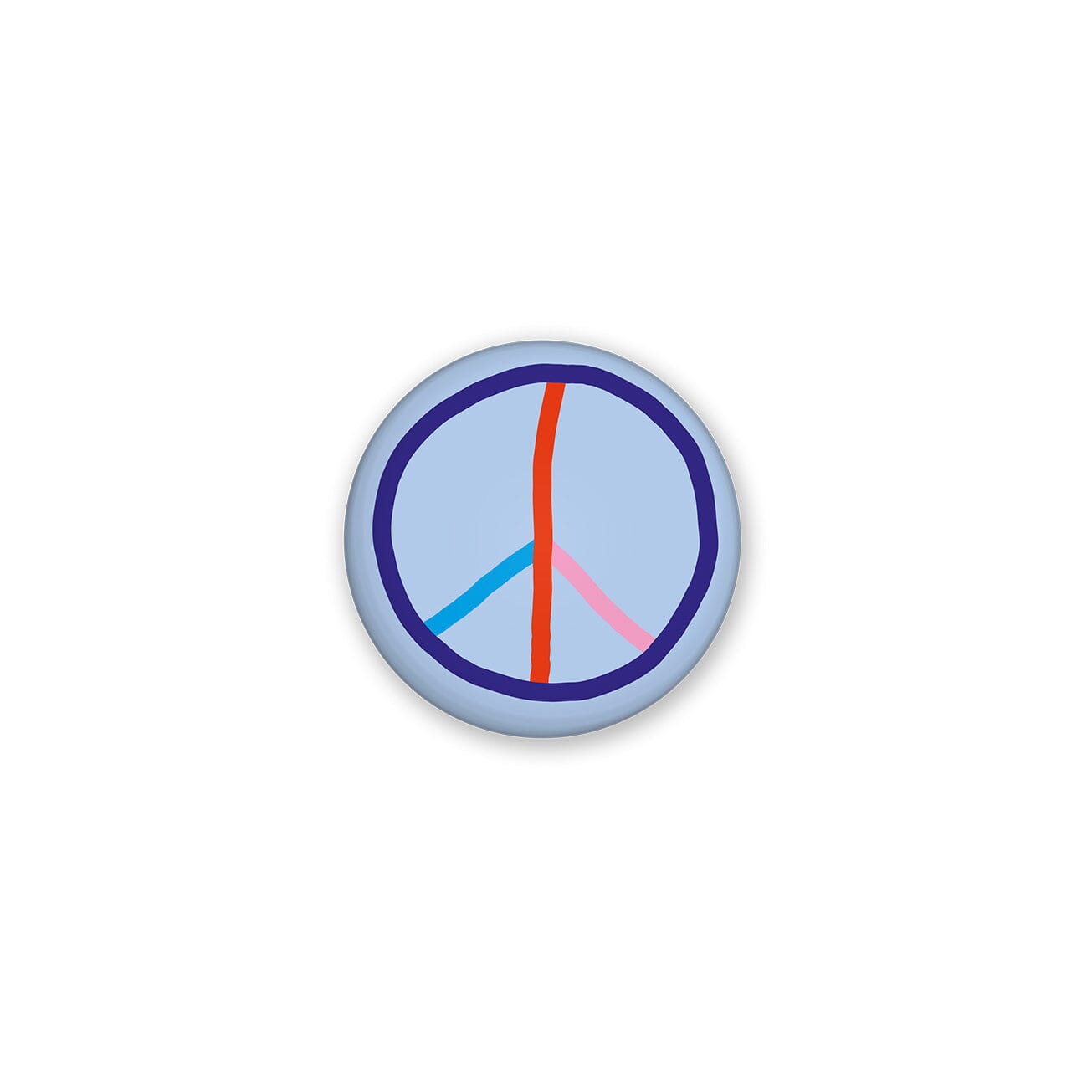 Button "Peace" Button Unter Pinien