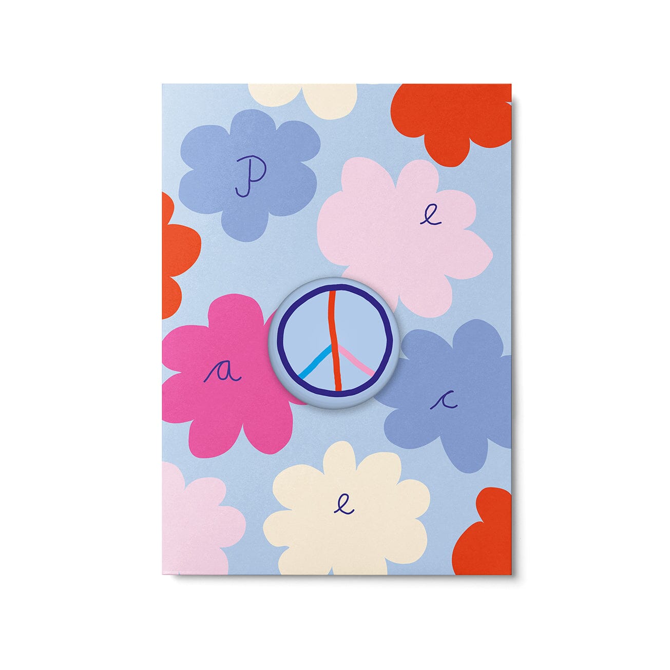 Button "Peace" Button Unter Pinien