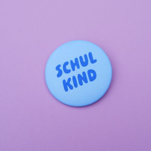 Button "Schulkind" Button tinyday blau
