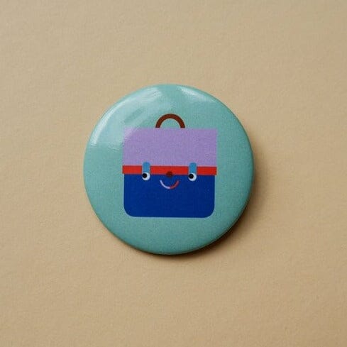 Button "Tornister" Button tinyday blau 