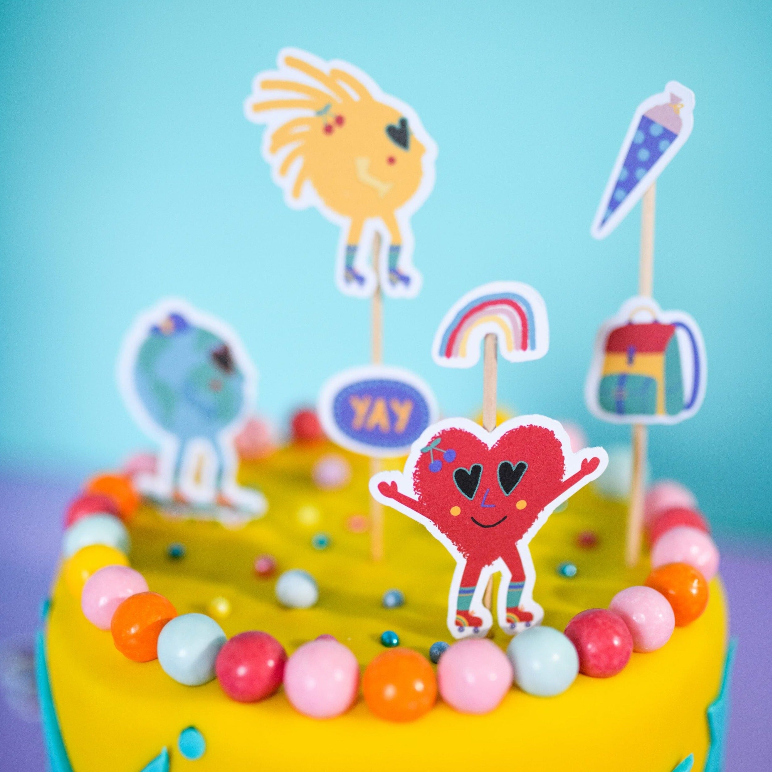 Cake Topper Set "Schulkind" Cake Topper ava&yves