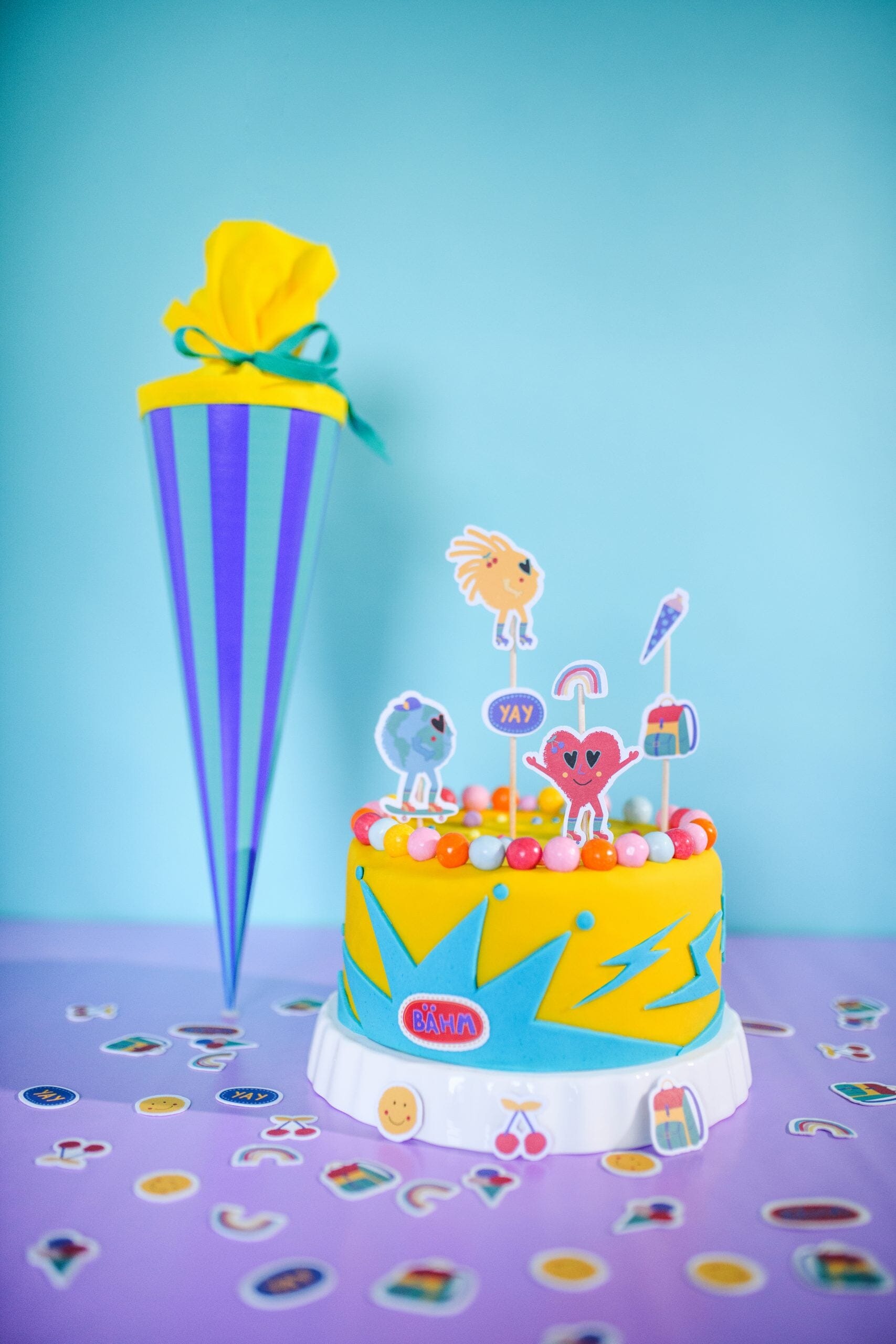 Cake Topper Set "Schulkind" Cake Topper ava&yves