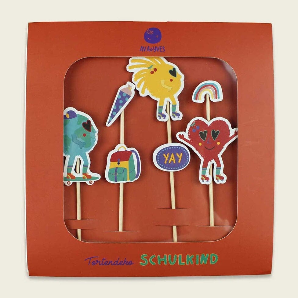 Cake Topper Set "Schulkind" Cake Topper ava&yves