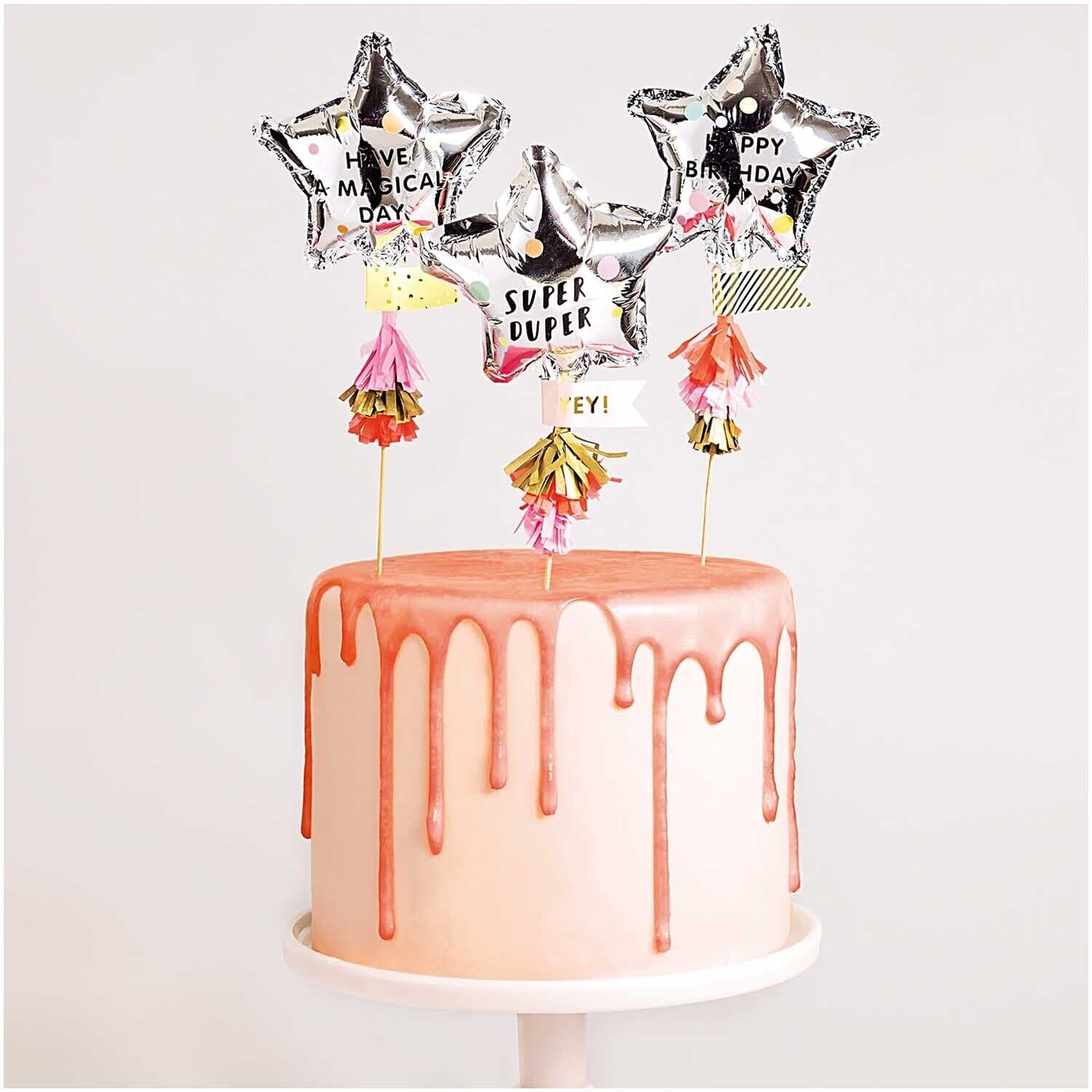 Caketopper Set "Folienballons" Cake Topper Rico Design
