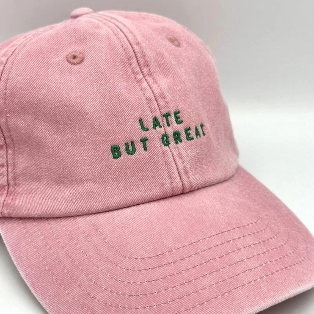 Cap "Late but great" Cap die busenfreundin