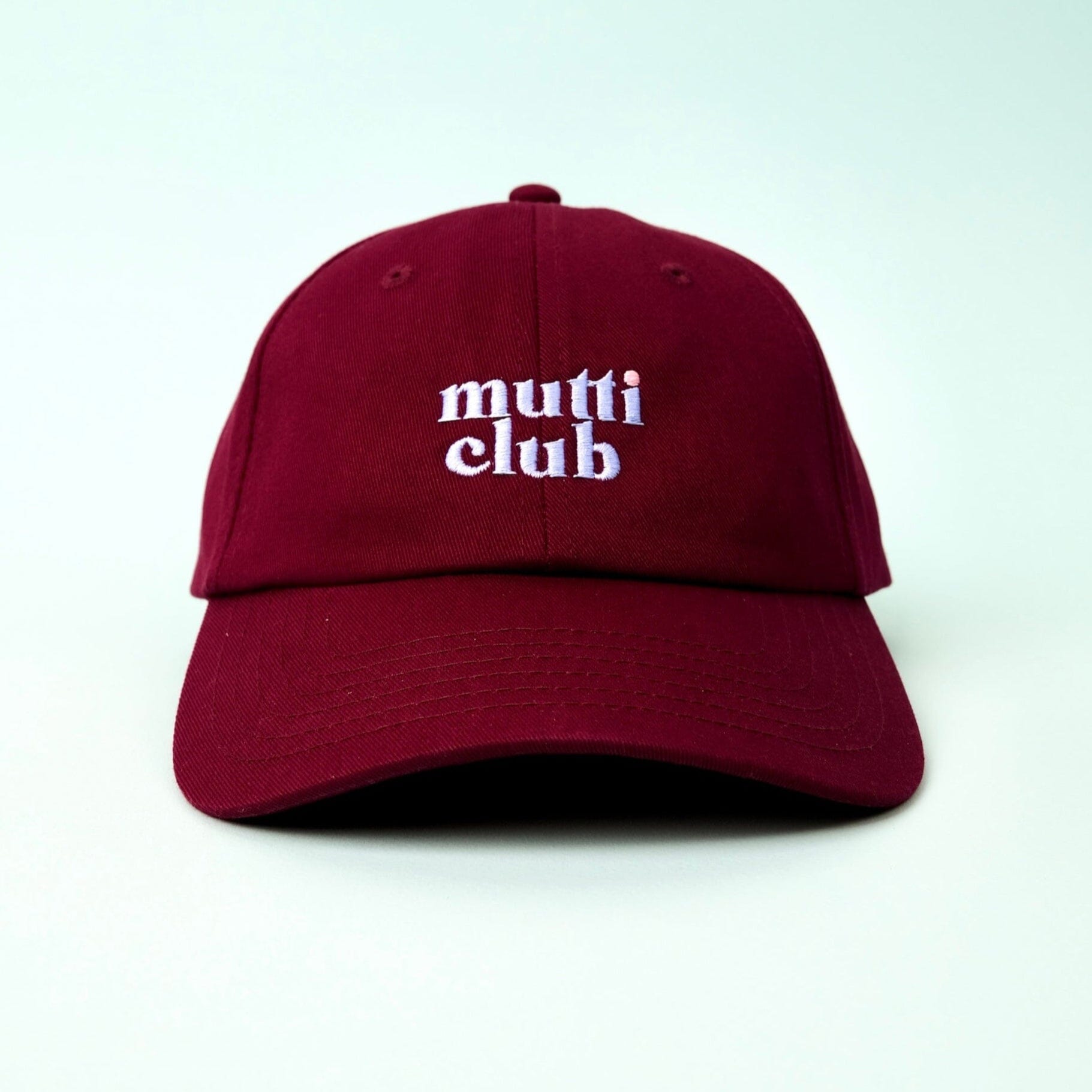 Cap "Mutticlub weinrot" Cap Matsch mit Sahne