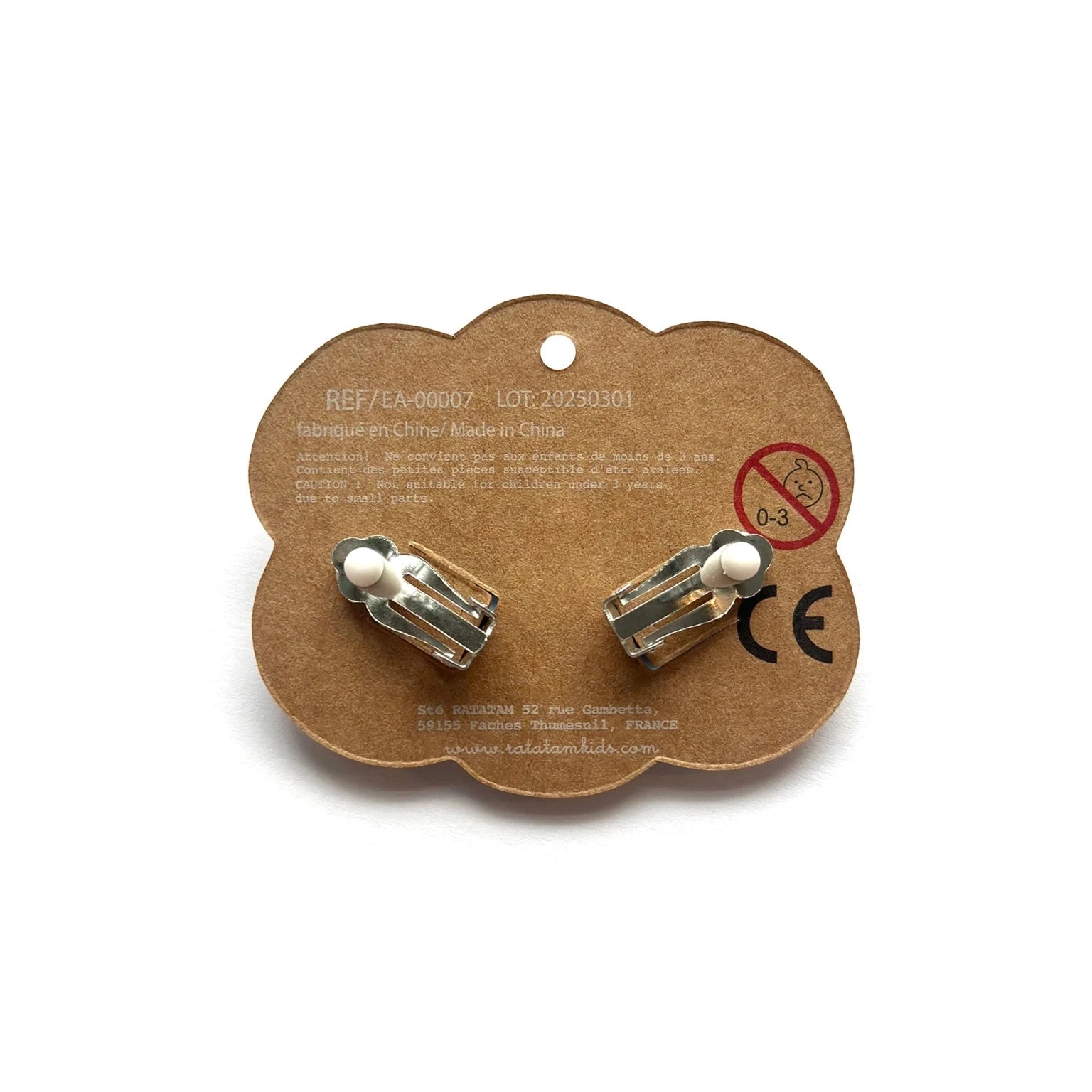 Clip-On Ohrringe "Blume" Ohrringe Ratatam