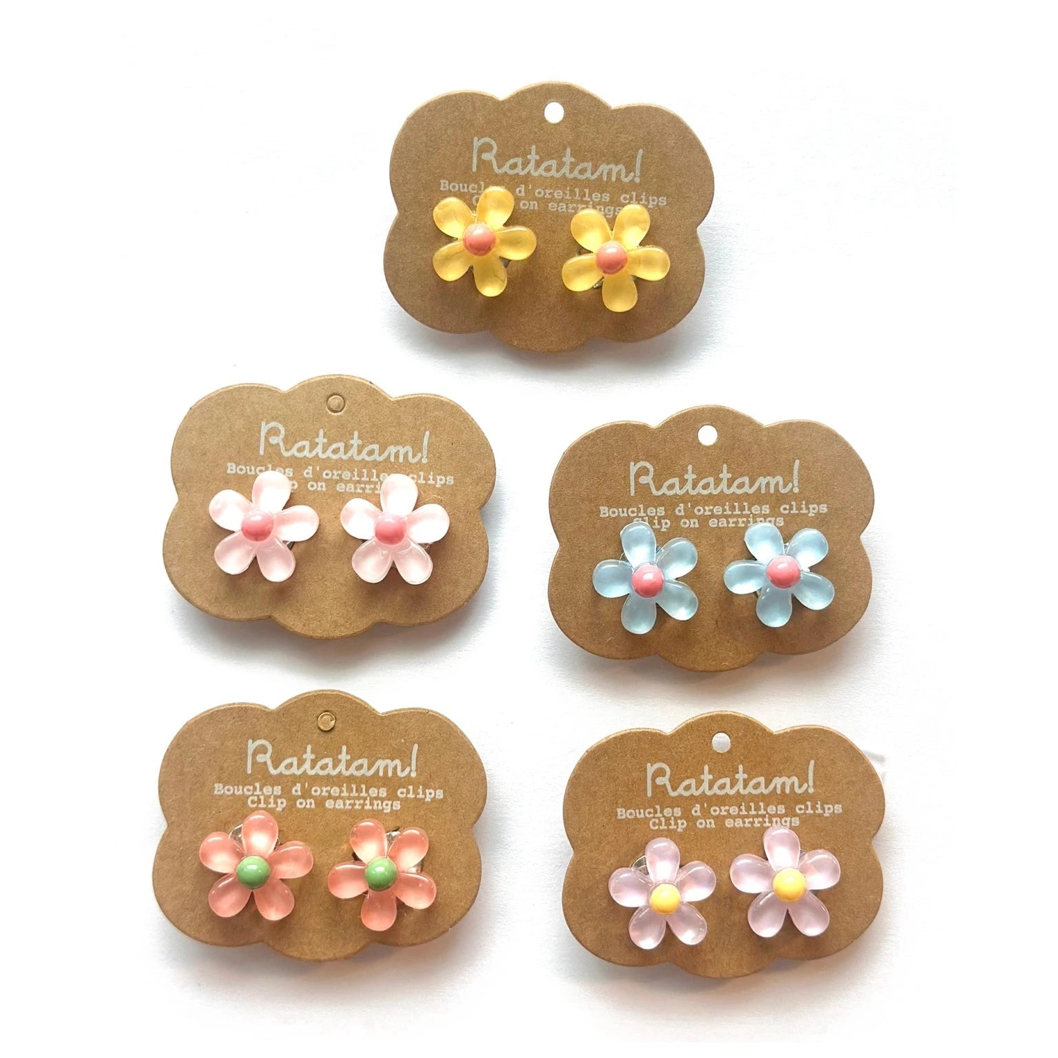 Clip-On Ohrringe "Blume" Ohrringe Ratatam