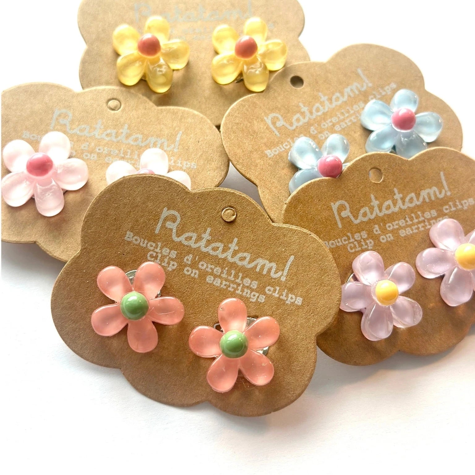 Clip-On Ohrringe "Blume" Ohrringe Ratatam