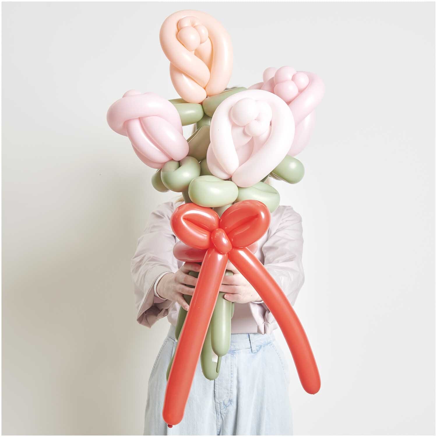 DIY Ballonstrauss "Rosen" Ballon Rico Design