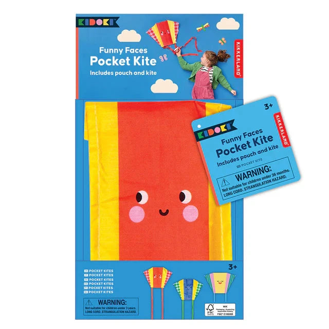Drachen "Funny Faces-Pocket" KIKKERLAND