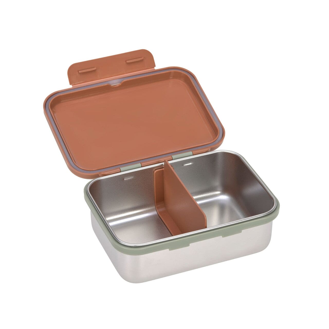 Edelstahl Lunchbox "Happy" Brotdose Lässig