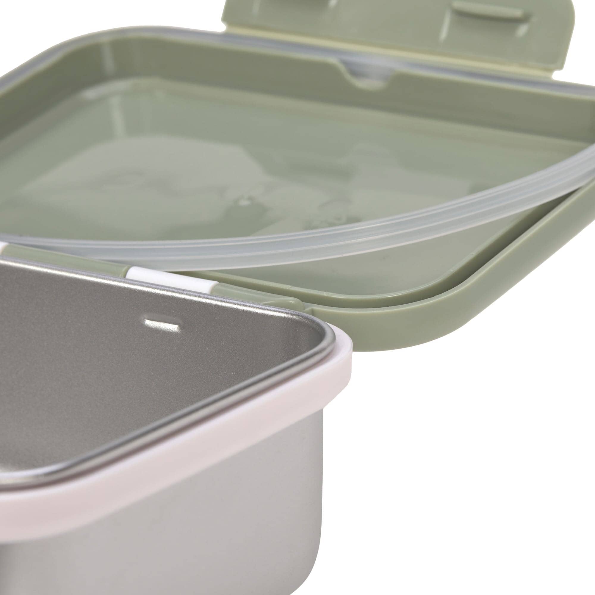 Edelstahl Lunchbox "Happy" Brotdose Lässig