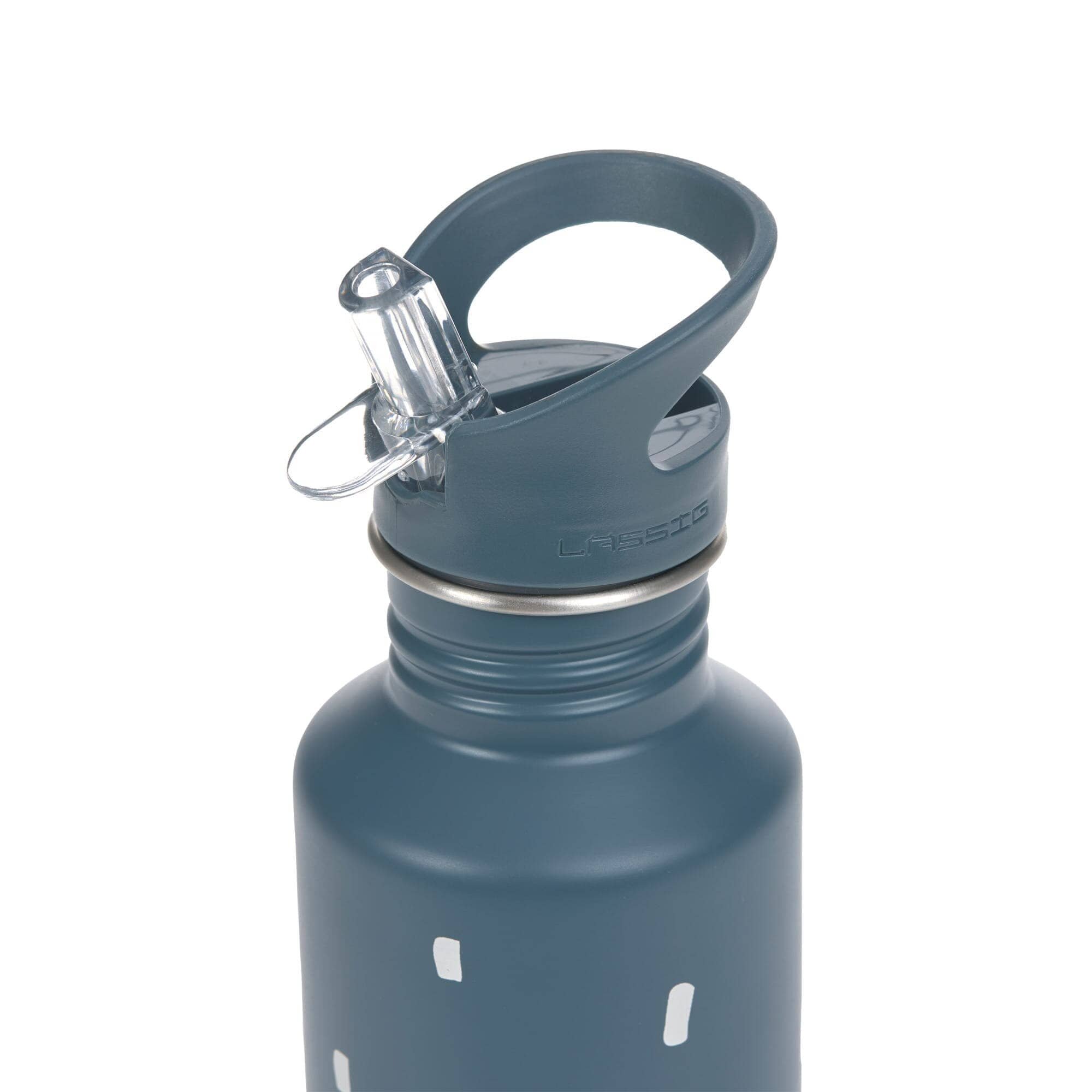 Edelstahl Trinkflasche "Happy" Trinkflasche Lässig