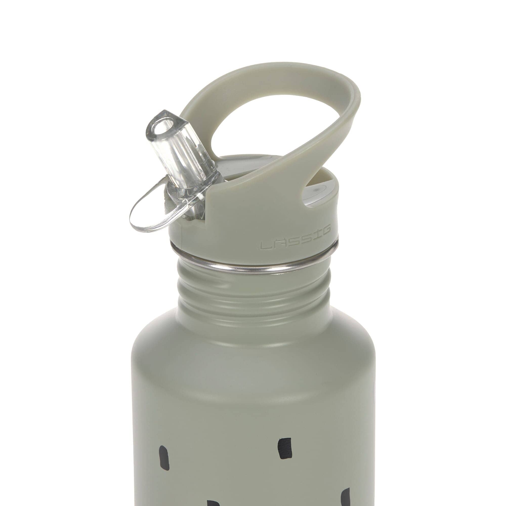 Edelstahl Trinkflasche "Happy" Trinkflasche Lässig